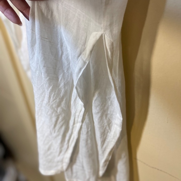 Daughters of India White and Blue Long Sleeve Dress - Picture 7 of 11